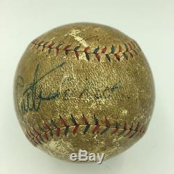 Babe Ruth Single Signed Official 1920 American League Baseball PSA DNA & JSA COA