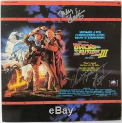 Back to the Future Signed Laser Disc Cover Fox/Lloyd/Steenburgen PSA/DNA COA