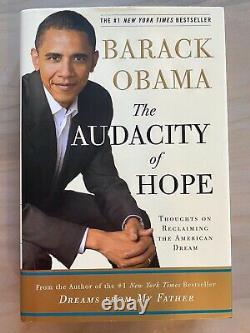 Barack Obama President Signed Autograph The Audacity of Hope Book PSA/DNA COA