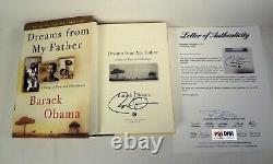 Barack Obama Signed Dreams From My Father 1st Edition Book PSA/DNA COA