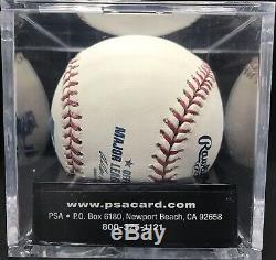 Barry Bonds Signed OMLB Baseball 10 PSA DNA COA Graded MINT + 9.5 Auto 9