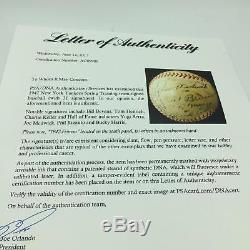 Beautiful 1947 New York Yankees Team Signed Baseball WIth PSA DNA COA