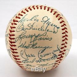 Beautiful 1956 Cleveland Indians Team Signed AL Baseball PSA DNA COA