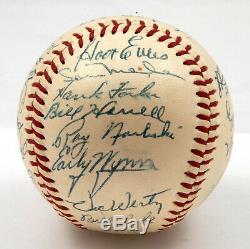 Beautiful 1956 Cleveland Indians Team Signed AL Baseball PSA DNA COA