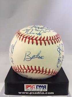 Beautiful 1991 Atlanta Braves Team Signed World Series Baseball PSA DNA COA