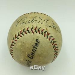 Beautiful Babe Ruth & Lou Gehrig 1927 Signed Baseball PSA DNA & JSA COA Yankees