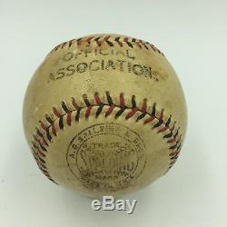 Beautiful Babe Ruth Single Signed Autographed Baseball With PSA DNA COA