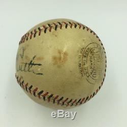 Beautiful Babe Ruth Single Signed Autographed Baseball With PSA DNA COA