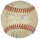 Beautiful Honus Wagner Sweet Spot Signed Autographed Baseball With Psa Dna Coa