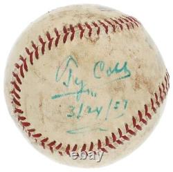 Beautiful Ty Cobb Single Signed Baseball PSA DNA COA