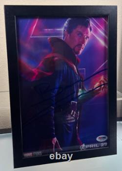 Benedict Cumberbatch Doctor Strange PSA/DNA COA Signed 7.5 x 11 Framed Photo