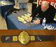 Bill Goldberg Signed Wwe World Championship Toy Belt Psa/dna Coa Wcw Autograph