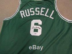 Bill Russell Autographed Signed Boston Celtics Jersey Psa / Dna Coa