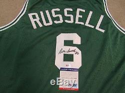 Bill Russell Autographed Signed Boston Celtics Jersey Psa / Dna Coa