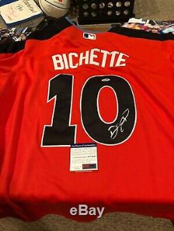 Bo Bichette Signed Autograph 2017 Futures Game Jersey Psa Dna Coa Blue Jays Star