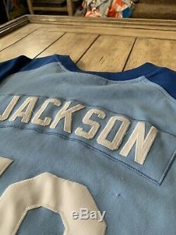 Bo Jackson Autographed/Signed Jersey PSA/DNA COA Kansas City Royals Sweater Styl