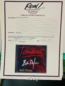 Bob Dylan Signed Tempest Cd. Psa/dna And Epperson Coas. The Best On Ebay