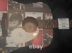 Bono Signed U2 Autographed F/s 41 Graphics Album Artwork Guitar Psa/dna Coa