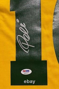 Brazil Pele Authentic Signed Soccer Jersey Autographed PSA DNA ITP COA