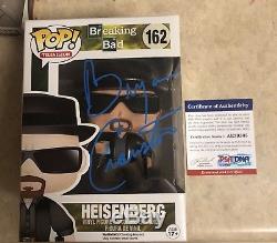 Breaking Bad Funko Pop Set Of 10 Signed Heisenberg Walter White Psa Dna Coa