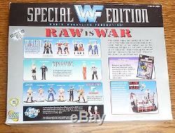 Bret Hart Sunny & Sid Signed WWF WWE 1997 Raw Action Figure Set PSA/DNA COA Auto