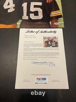 Brett Favre & Bart Starr Signed Photo 16x20 Packers Autograph PSA/DNA COA
