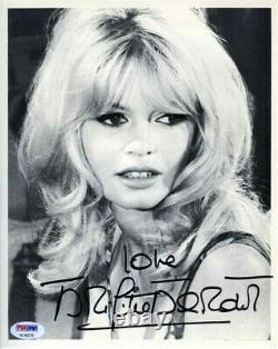 Brigitte Bardot Vintage Autographed Signed 8x10 Photo Certified PSA/DNA COA