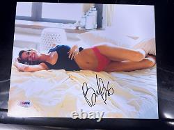 Brooke Burke Signed 8X10 PSA/DNA COA Sexy Lingerie Photo Auto Autographed