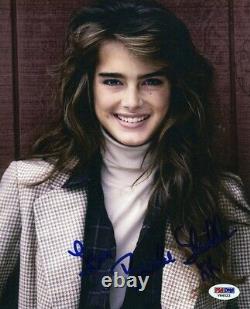 Brooke Shields Cute Autographed Signed 8x10 Photo Authentic PSA/DNA COA