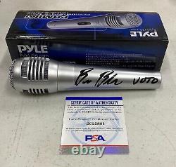 Bruce Buffer Signed Microphone Psa/dna Coa