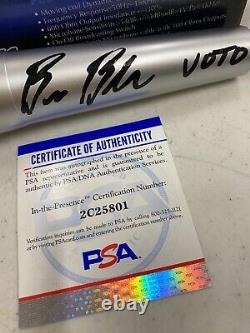 Bruce Buffer Signed Microphone Psa/dna Coa