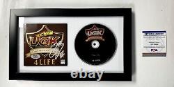 Bun B Signed UGK Underground Kingz 4 Life CD Booklet Framed With PSA/DNA COA