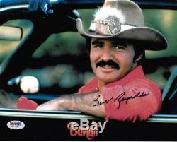 Burt Reynolds Signed 8x10 Smokey and the Bandit Photo Trans Am PSA/DNA ITP COA
