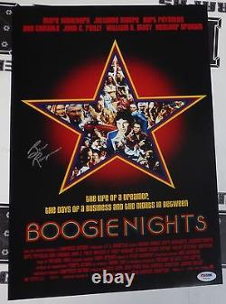 Burt Reynolds Signed Boogie Nights 11x17 Photo PSA/DNA COA Film Poster Autograph