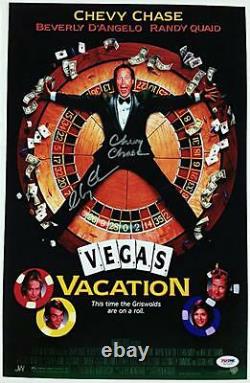 CHEVY CHASE Signed Vegas Vacation 11x17 Photo FULL NAME AUTO PSA/DNA COA