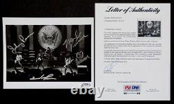 CJ JOEY JOHNNY MARKY RAMONE Original RAMONES Signed AUTOGRAPH Photo PSA/DNA COA