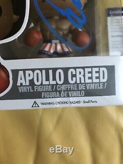 Carl Weathers Signed Apollo Creed Funko Pop Damaged Box Psa Dna Coa