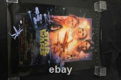 Carrie Fisher Signed Star Wars 24x36 Poster Autograph 1997 Psa/dna Coa Jb2156