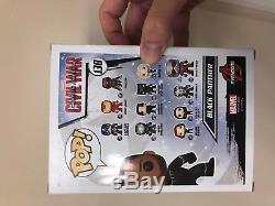 Chadwick Boseman Signed Black Panther Unmasked Funko 138 Psa Dna Coa Rare