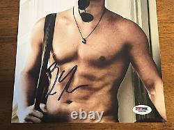 Channing Tatum Signed Autographed 8x10 Sexy Shirtless Photo PSA/DNA COA