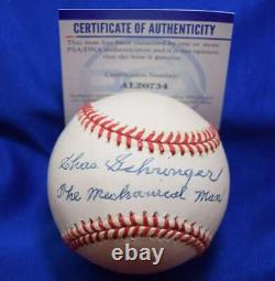 Charlie Gehringer Mechanical Man PSA DNA Coa Autograph AL Signed Baseball