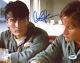 Charlie Sheen Signed Psa/dna Coa 8x10 Men Work Photo Auto Autographed Autograph