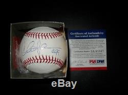 Charlie Sheen autographed AUTHENTIC BASEBALL PSA/DNA COA