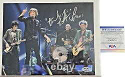 Charlie Watts Signed The Rolling Stones Autographed 8x10 Psa/dna Coa Deceased