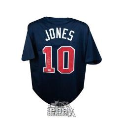 Chipper Jones Autographed Atlanta Custom Baseball Jersey PSA/DNA COA