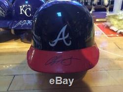 Chipper Jones signed Atlanta Braves mini helmet PSA/DNA COA