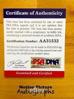 Christoph Waltz & Jamie Foxx Signed 11x14 Photo Psa Dna Coa Django Unchained