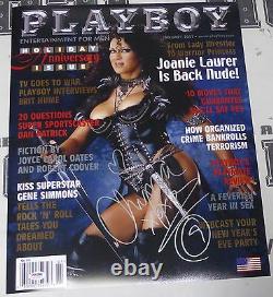 Chyna Signed WWE Playboy 16x20 Photo PSA/DNA COA January 2002 Magazine Poster