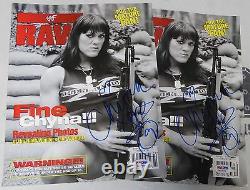 Chyna Signed WWE WWF October 1998 RAW Magazine PSA/DNA COA DX Photo Autograph 98