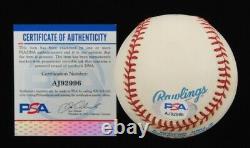Cliff Mapes Autographed Baseball PSA DNA COA Inscribed #3 NY #7 Yankee Legend